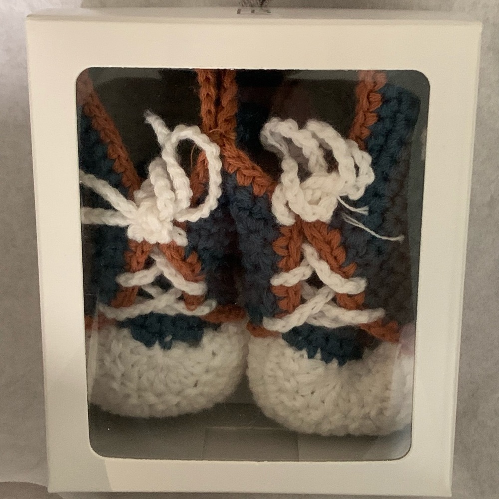 Elegant Baby - Crochet Knit Booties